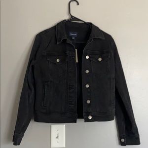 Jcrew black jean jacket